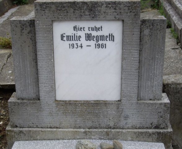 Wegmeth Emilie 1934-1961 Grabstein